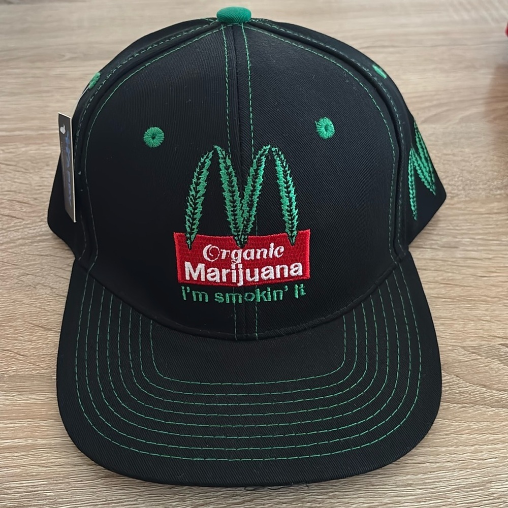Marijuana logo hat